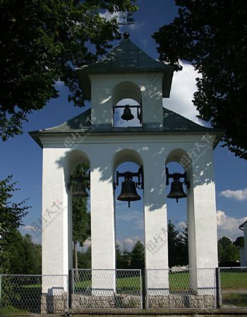 教堂钟楼建筑图片