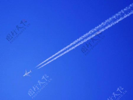 飞机拉线图片