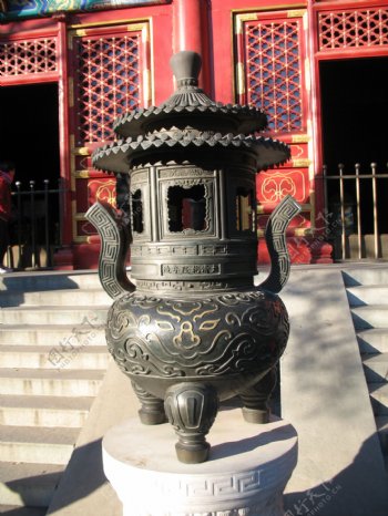 香山铜香炉图片