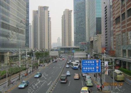 上海人民路图片