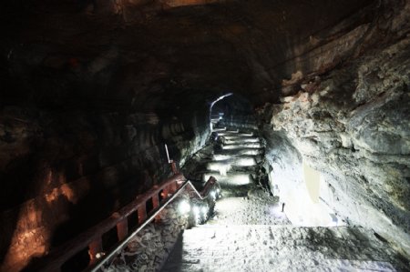 韩国济州岛万丈窟洞穴图片