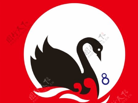 黑天鹅标志图片