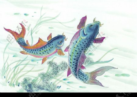 吉祥图案鱼虾类图片