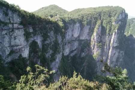 张家界天门山图片