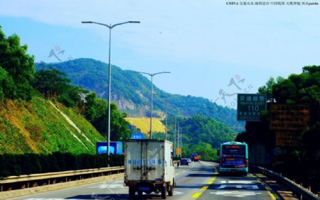 盐坝高速交通景观图片