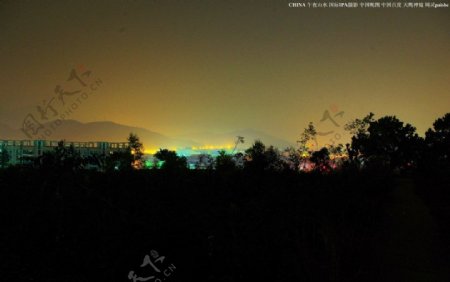 中国夜景工业区夜景图片