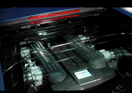 兰博基尼Murcielago2009引擎图片