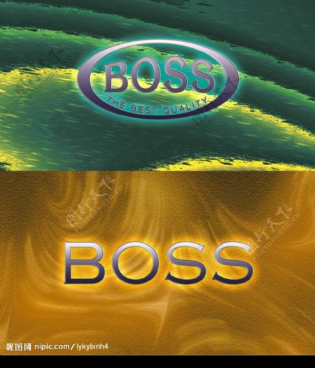 BOSS牌子两个包装设计模板图片