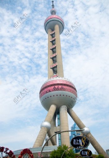 上海陆家嘴东方明珠塔图片
