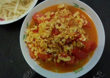 番茄炒鸡蛋图片