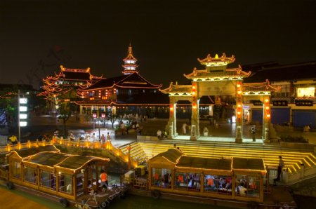 古运河南禅寺码头图片