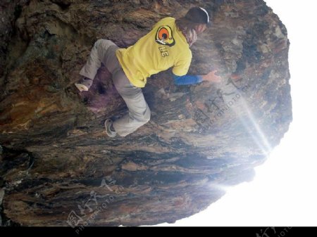 登山运动男人极限运动图片