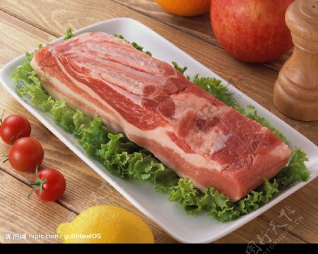碳烧用生猪肉图片