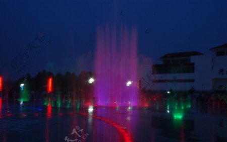 威县喷泉图片