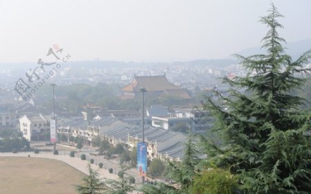 南岳大庙远景图片