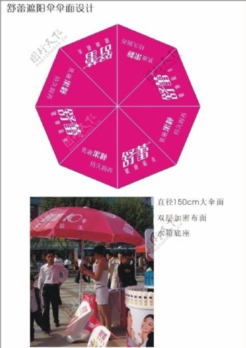 遮阳伞设计图片