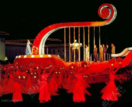 国庆50周年庆典图片