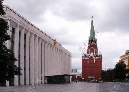 莫斯科克里姆林宫及大会堂图片