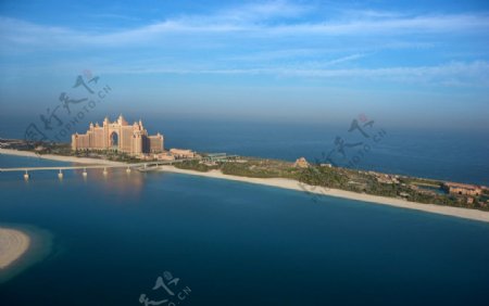 迪拜亚特兰蒂斯酒店鸟瞰图片