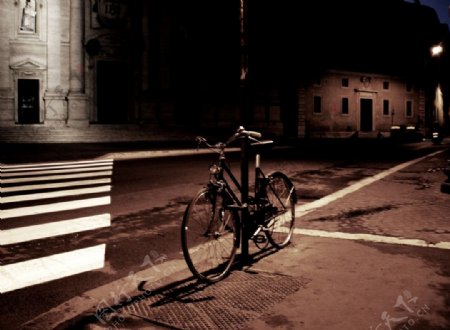寂寞单车图片