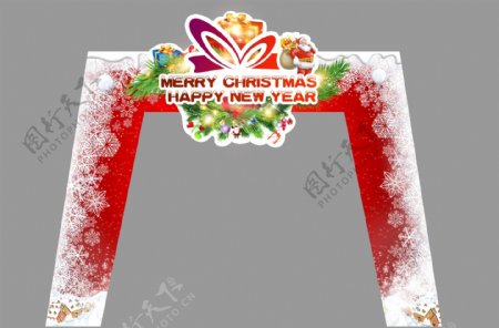 圣诞拱门设计图片