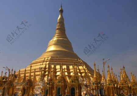 缅甸仰光瑞德贡大金塔图片