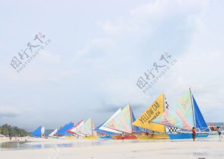 长滩岛风帆图片