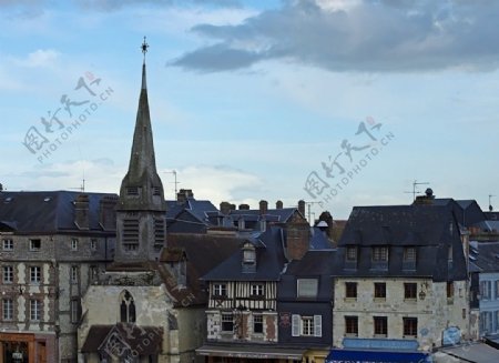 法国翁佛勒尔建筑和街景图片