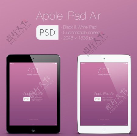 iPadAir素材图片