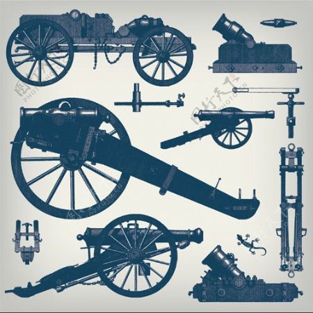 古老的火炮图片