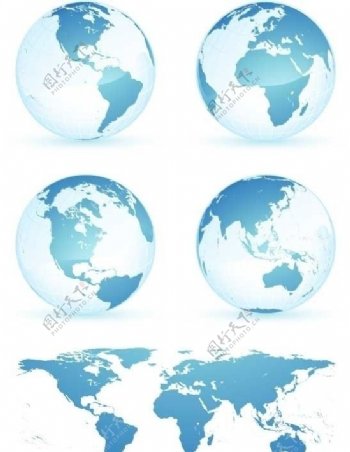 地球和世界板块图片