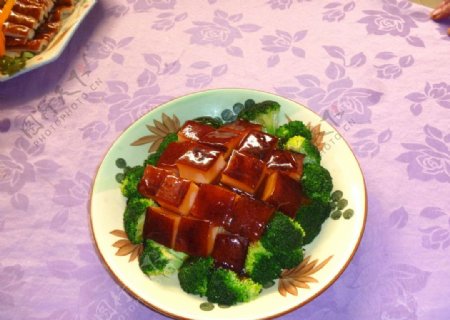 东坡红烧肉图片