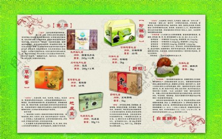 绿色展板产品介绍图片