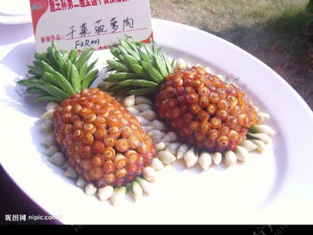 干菜菠萝肉图片