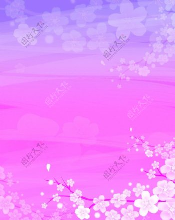紫色背景素材图片