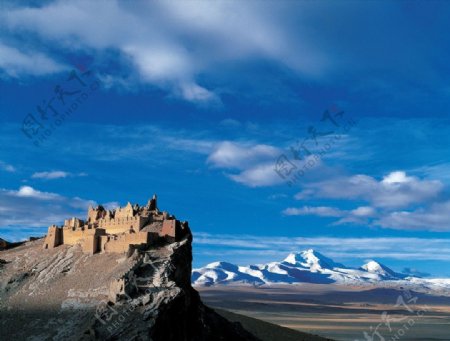 新疆古城遗址图片