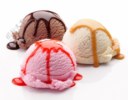 冰淇淋雪球图片