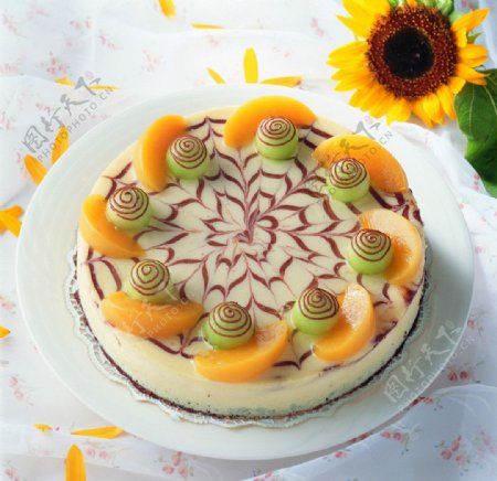 水果蛋糕奶油蛋糕图片