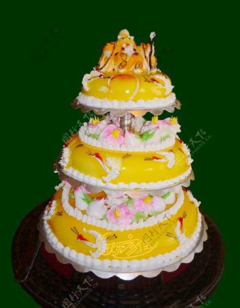 快乐祝寿蛋糕图片