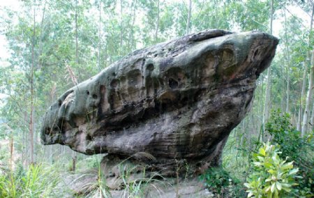 花甲山上怪石嶙峋图片