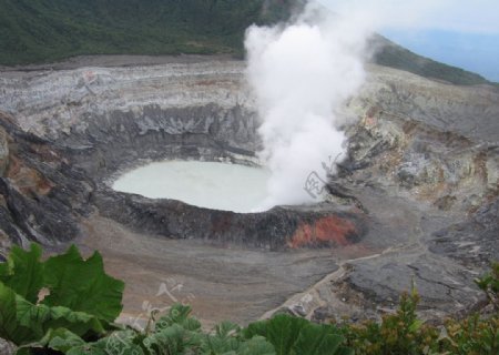 哥斯達黎加POAS火山口图片