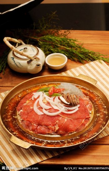 韩国料理风味牛肉图片