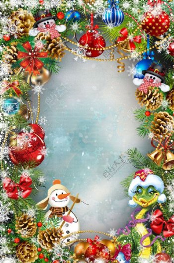 圣诞背景模板图片