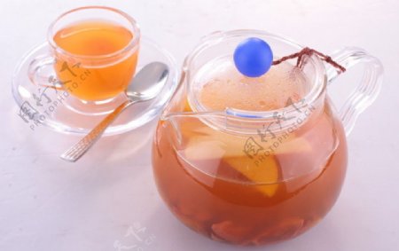 热陈皮山楂水果茶图片