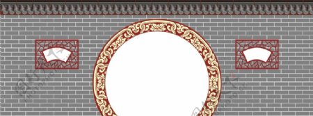 中式拱门图片