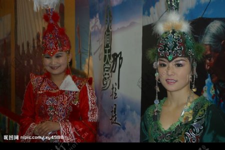 2008上海国际旅交会新疆美女A图片