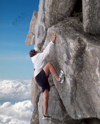 极限体育运动之攀岩图片