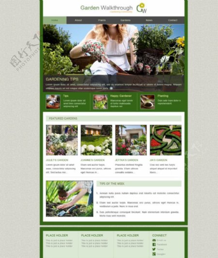 外国花草园艺网站图片