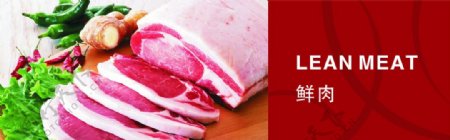 超市猪肉背景图片