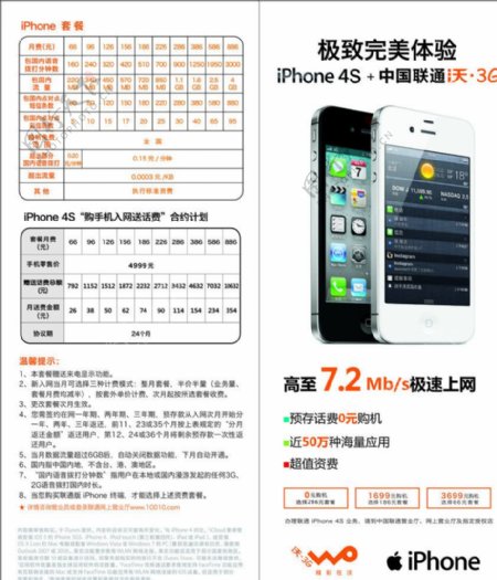 iPhone4S折页图片